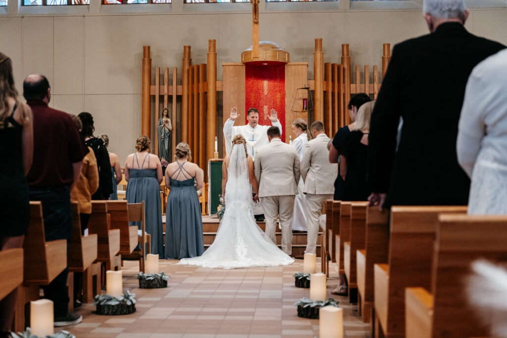Catholic wedding ceremony Sioux Falls South Dakota